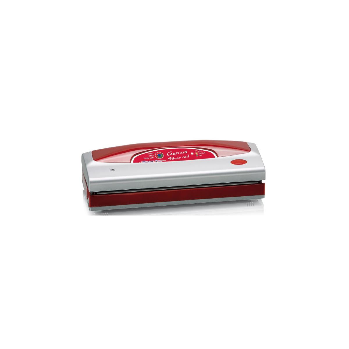 Magic Vac Genius Silver Macchina sottovuoto 800 mbar Rosso Argento