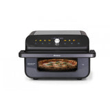 Ariete 4649 Air Fryer + Grill Pizza oven, Friggitrice e forno pizza, 2000W, Capacità 10L, 8 programmi di cottura, Timer, Cuoce una pizza intera, Finestra trasparente + luce, doppia resistenza, fino a 230°C