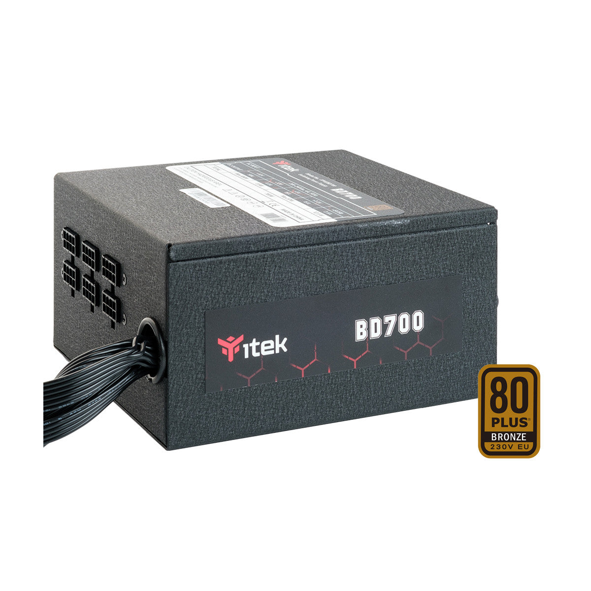 itek BD700 alimentatore per computer 700 W 24-pin ATX ATX Nero