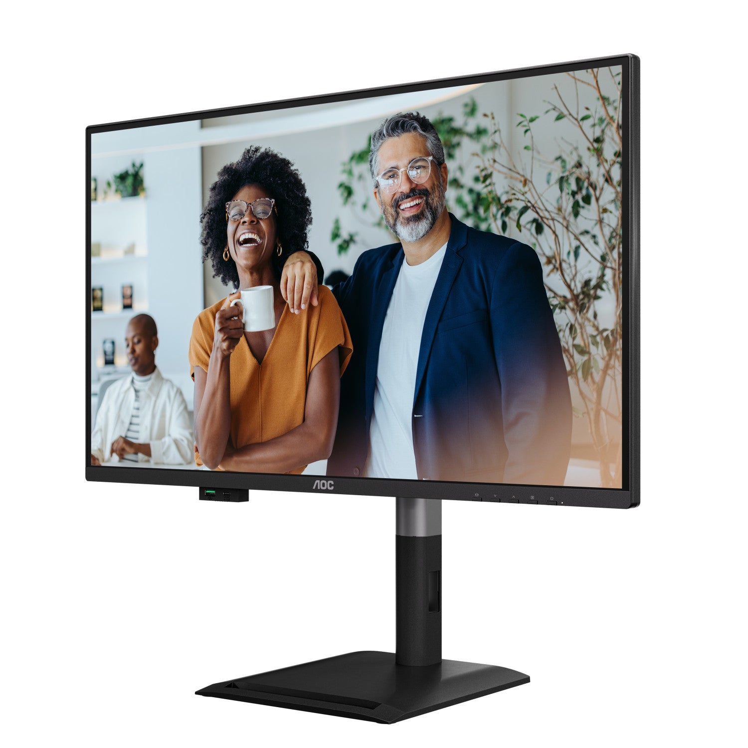 AOC Q27P4CV Monitor PC 27 pollici 2560 x 1440 Pixel Quad HD LED Nero