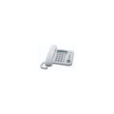 Telefono Fisso Panasonic KX-TS580EX1 con Identificatore di Chiamata Bianco