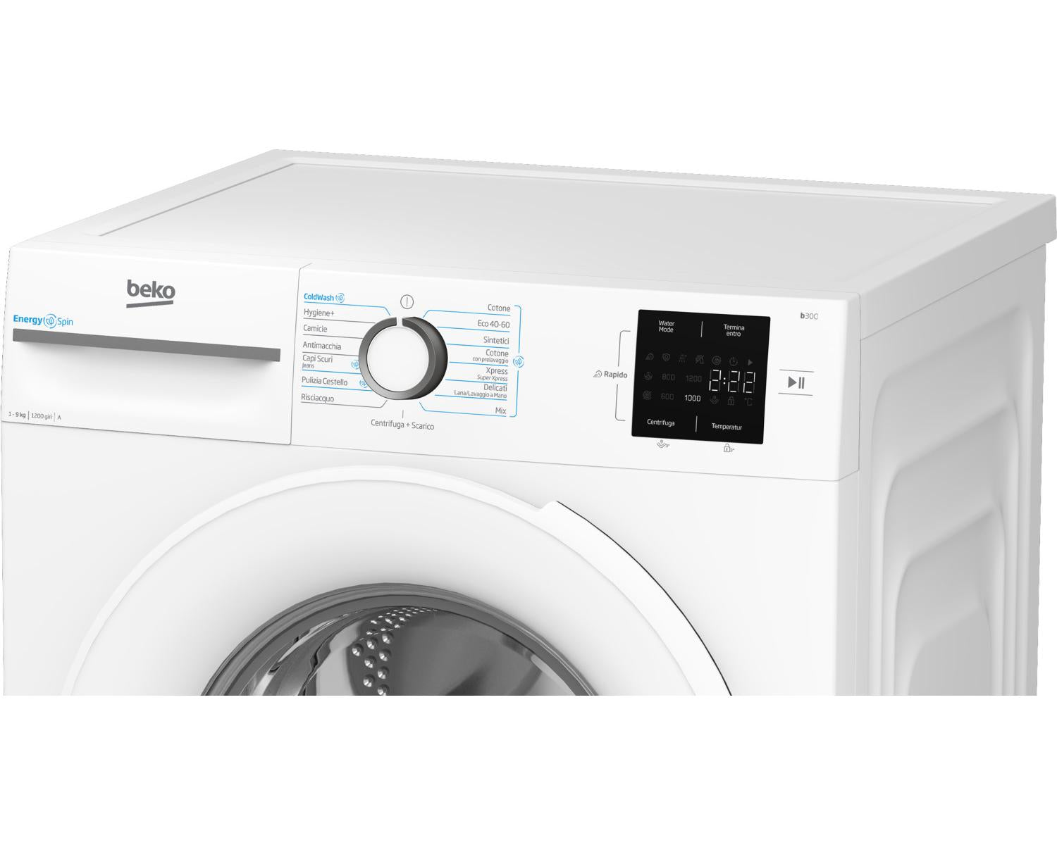 Beko b300 BMWU3921W Lavatrice EnergySpin 9kg Classe A 1200giri