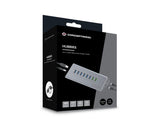 Conceptronic HUBBIES18G hub di interfaccia USB 3.2 Gen 1 (3.1 Gen 1) Type-B 5000 Mbit/s Grigio