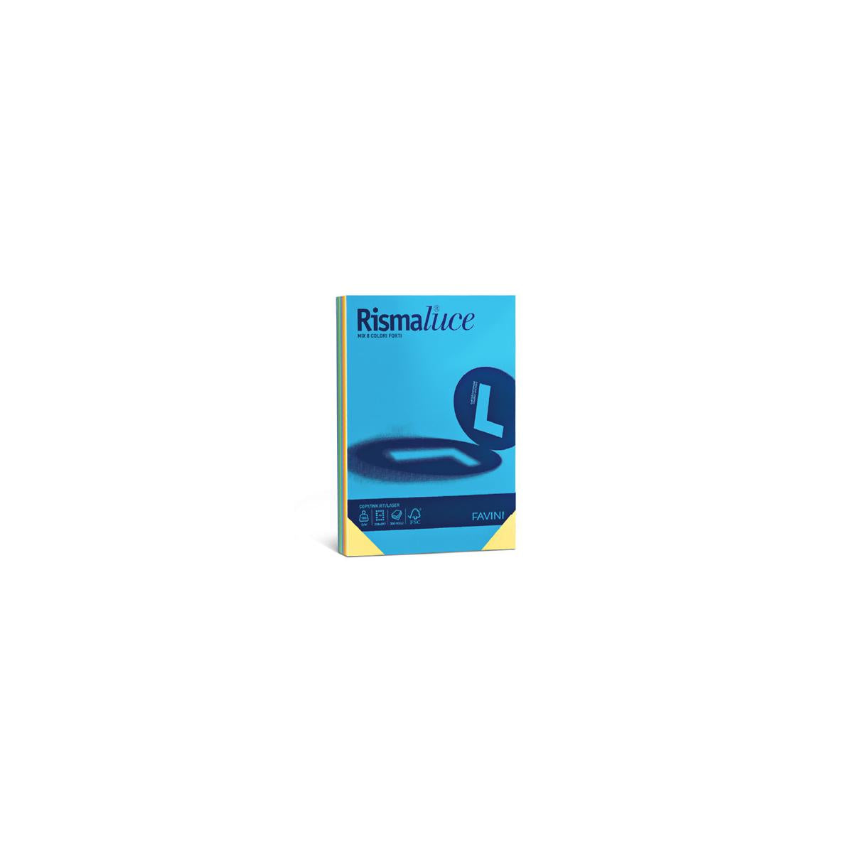 Favini Rismaluce Mix cartone 200 fogli 140 g/m²