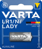 Varta 04001 Batteria Alcalina. 1.5 Volts. Diametro 12mm. Altezza 30.2 mm. Confezione 1 pila Grigio