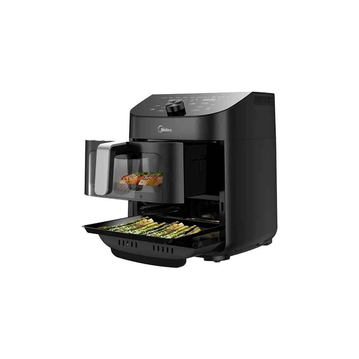 Midea MAD1100DADK friggitrice Doppia 11 L Indipendente 1700 W Friggitrice ad aria calda Nero