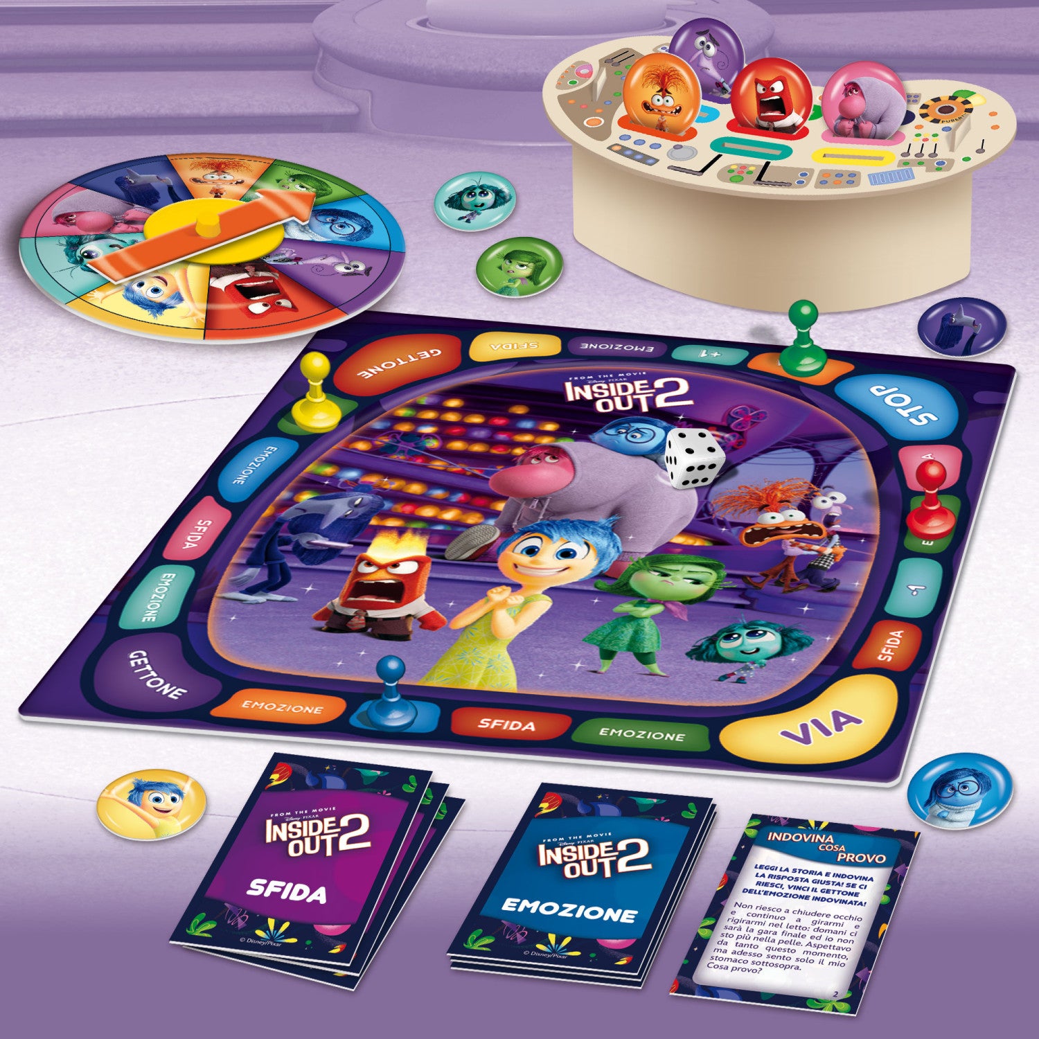 Lisciani 104635 gioco da tavolo DISNEY PIXAR Inside Out 2