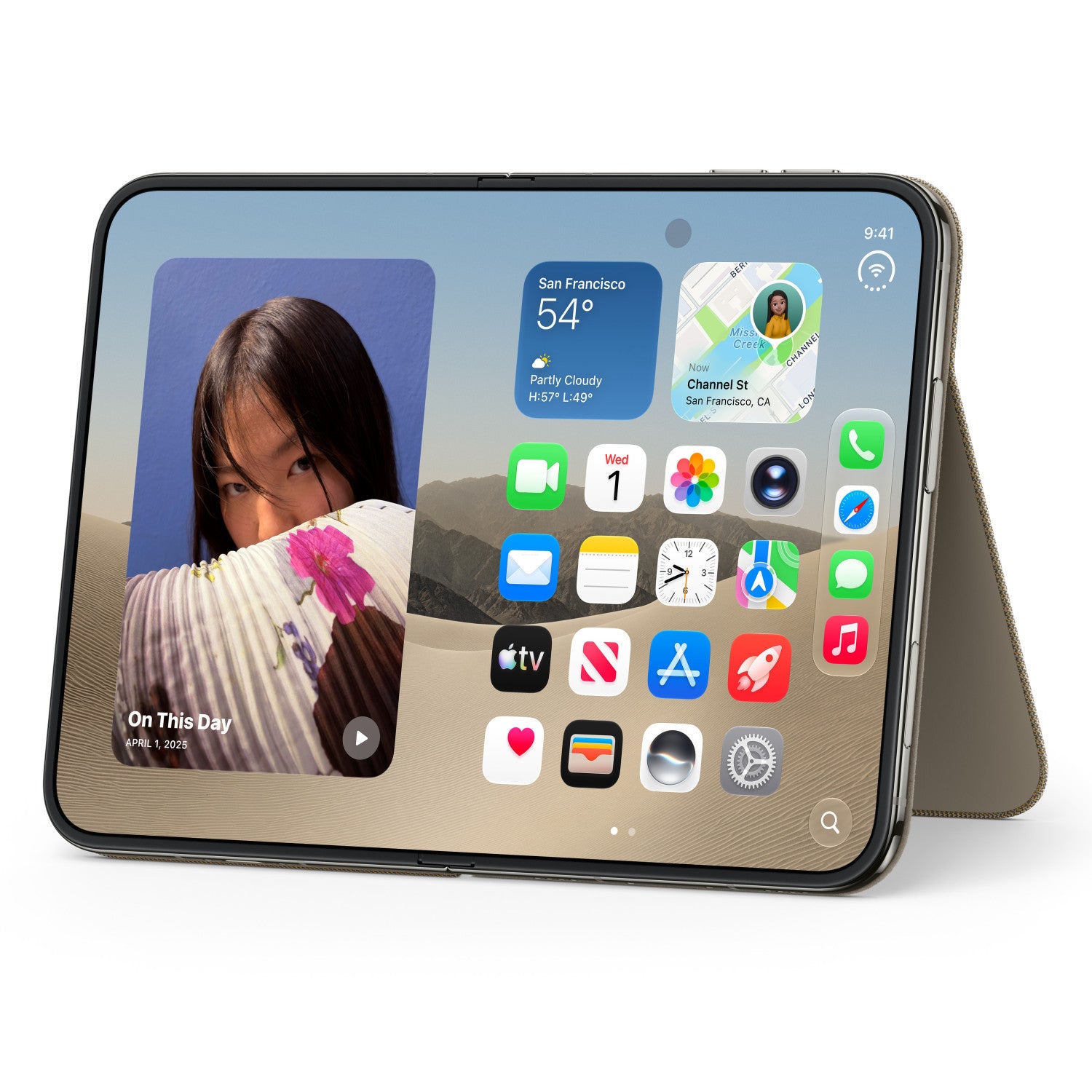 Apple Custodia Folio per iPhone Duo con supporto
