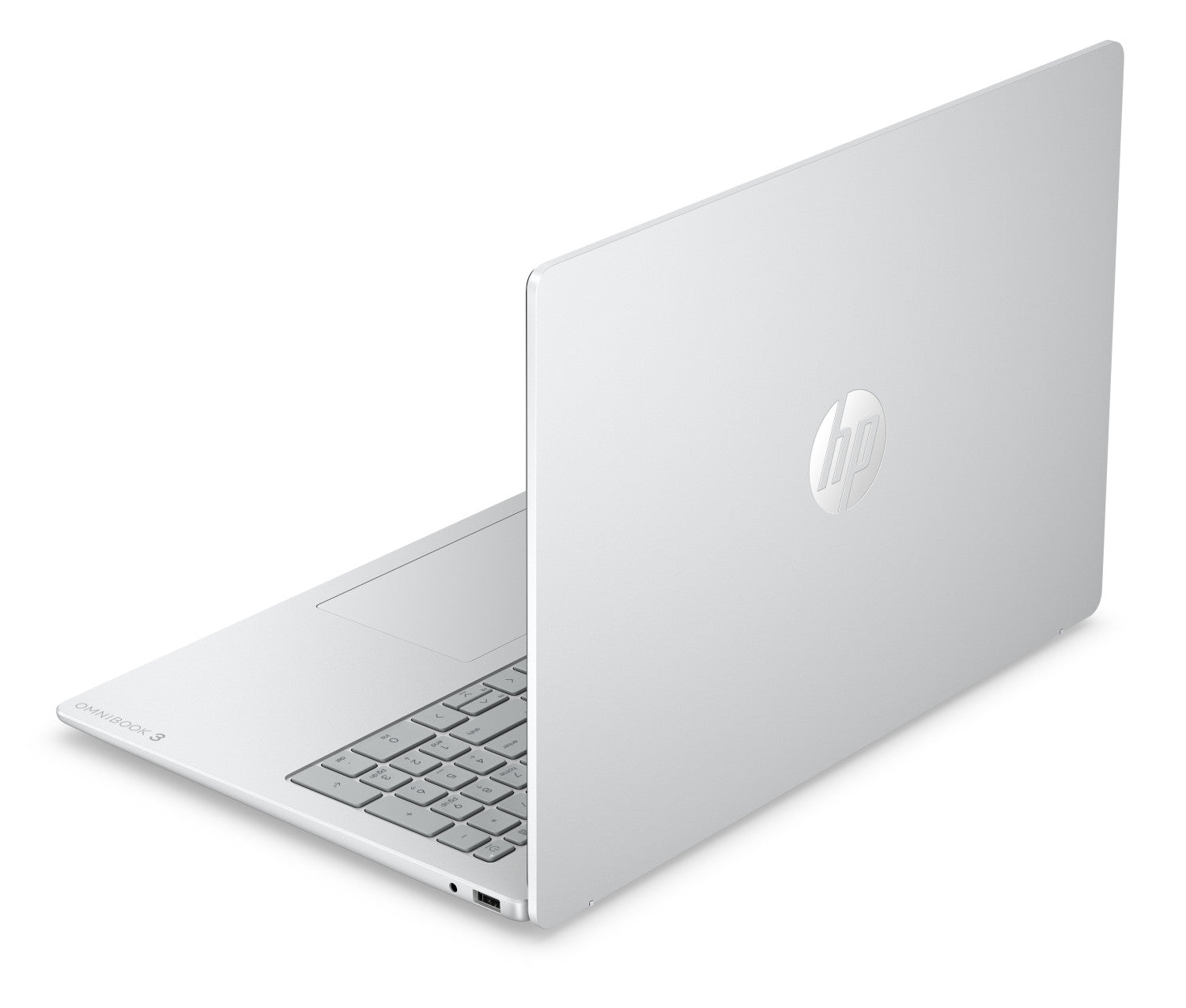 HP OmniBook 3 Laptop 16-by0005nlx AMD Ryzen 5 N150 Computer portatile 40,6 cm (16") 2K 8 GB DDR5-SDRAM Wi-Fi 6 (802.11ax) Windows 11 Home Argento