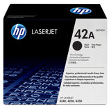 HP 42A Black Original LaserJet Toner Cartridge Cartuccia Toner 1 pz