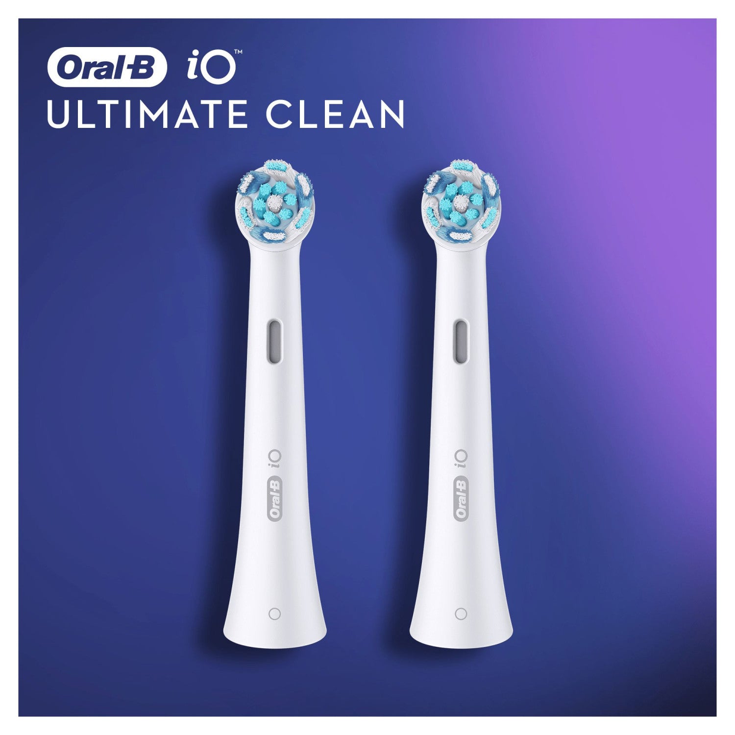 Oral-B 80335621 Testina di Ricambio per Spazzolino Elettrico 2 Pezzi Bianco