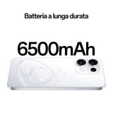 OPPO Reno15 FS 5G AI Smartphone, Tripla fotocamera 50 8 50MP, Selfie 50MP, Display 6.57 120HZ AMOLED FHD , 6500mAh, RAM 8GB(Esp2GB/4GB/8GB) ROM 512GB Versione Italia , Pop White