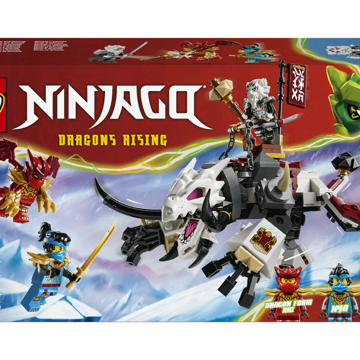 LEGO Ninjago 71863 Zilvar e Grimtak la Bestia Drago, Set da Costruzione con Action Figure e 3 Minifigure, 232 Pezzi, per Bambini 7