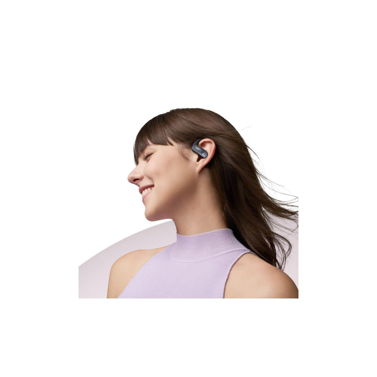 SHOKZ OpenFit Air Auricolare Wireless A clip Chiamate/Musica/Sport/Tutti i giorni Bluetooth Nero