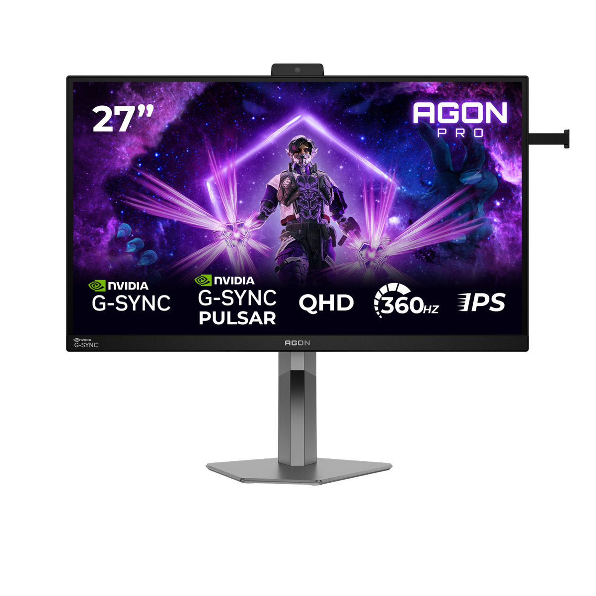 AOC AGON PRO AG276QSG2 Monitor PC 68,6 cm (27") 2560 x 1440 Pixel Quad HD Nero, Grigio