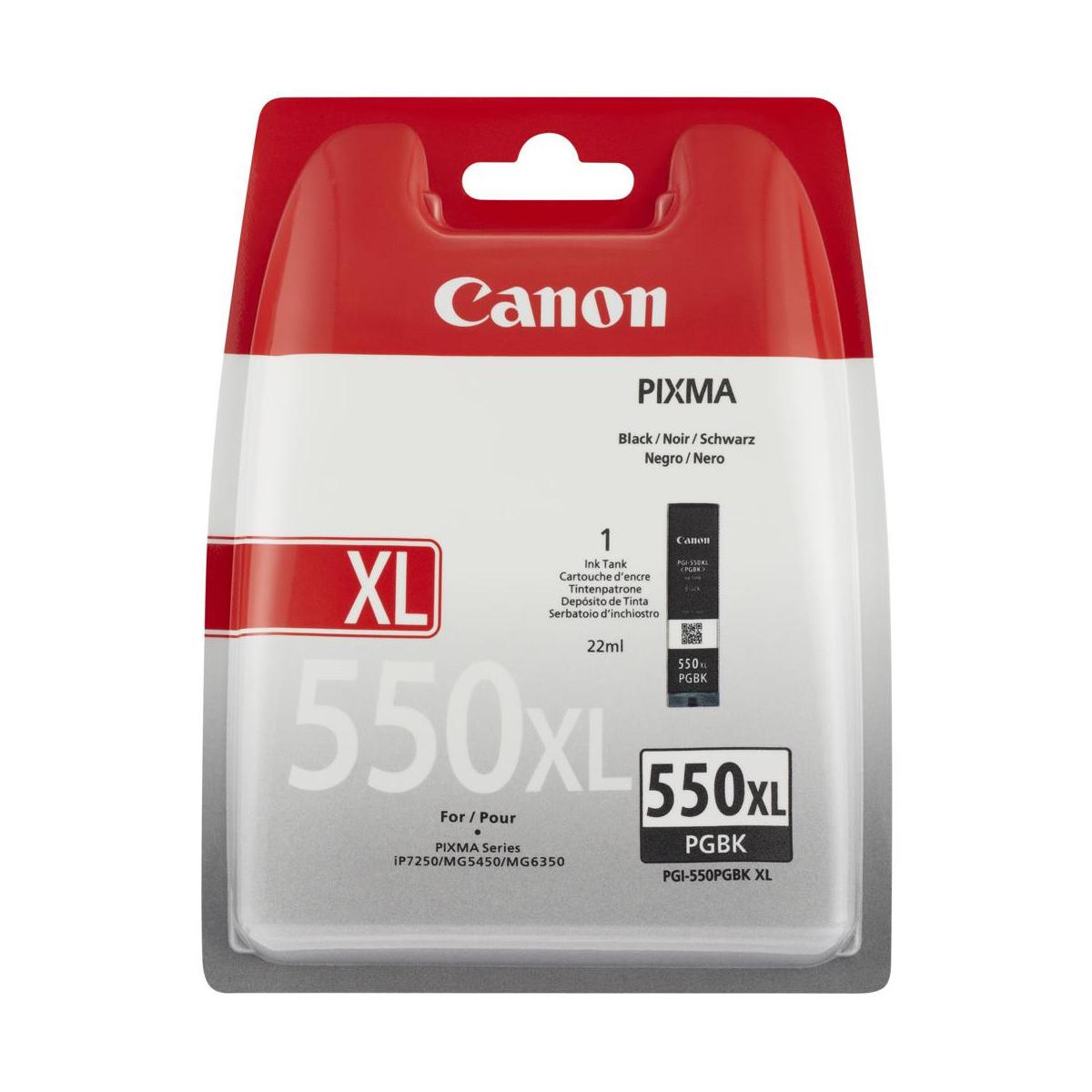 Canon NCAPG550XB Cartuccia Stampante 431B004 22 ml Compatibile con MG5450 Nero