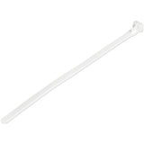 StarTech.com Fascette fermacavo riutilizzabili da 20 cm - 7 mm di larghezza, 50 mm di diametro del fascio e resistenza alla trazione 22 kg, fascette di nylon per interni/esterni, Omologati 94V-2/UL, 100 pezzi - bianco
