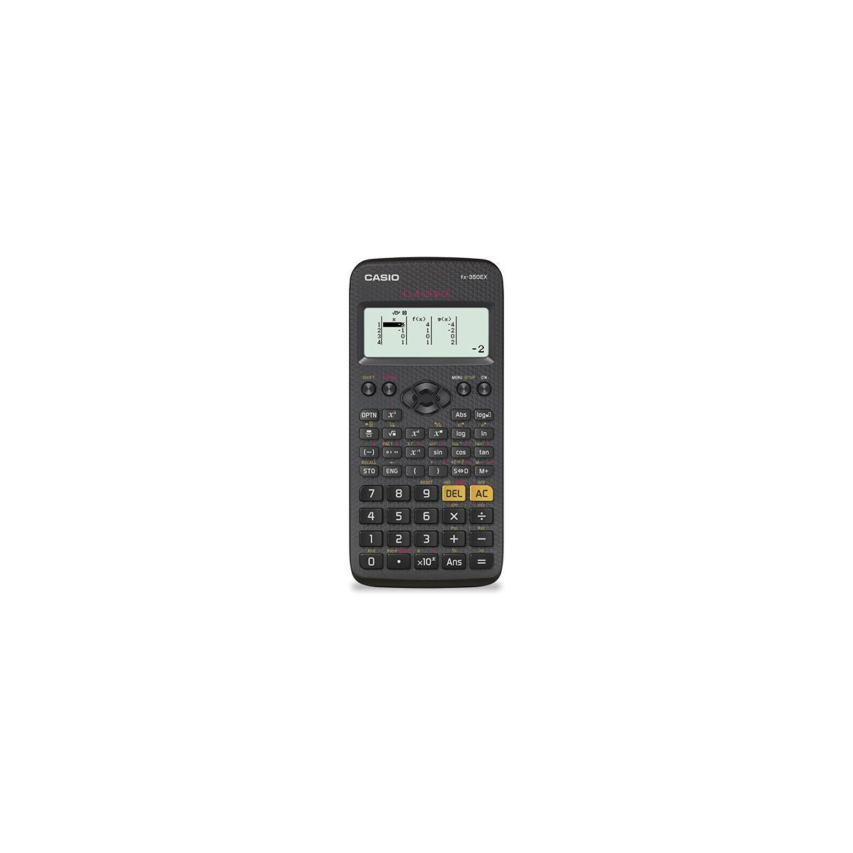 Casio Classwiz FX-350EX calcolatrice Tasca Calcolatrice scientifica Nero