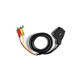 Ekon ECVSCAR3RCA15MM cavo e adattatore video 1,5 m SCART (21-pin) 3 x RCA Nero