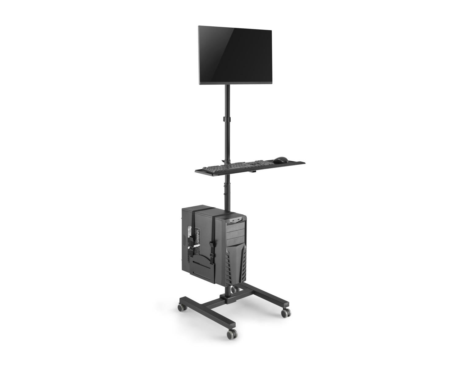 Equip 650171 carrello e supporto multimediale Nero PC Carrello multimediale