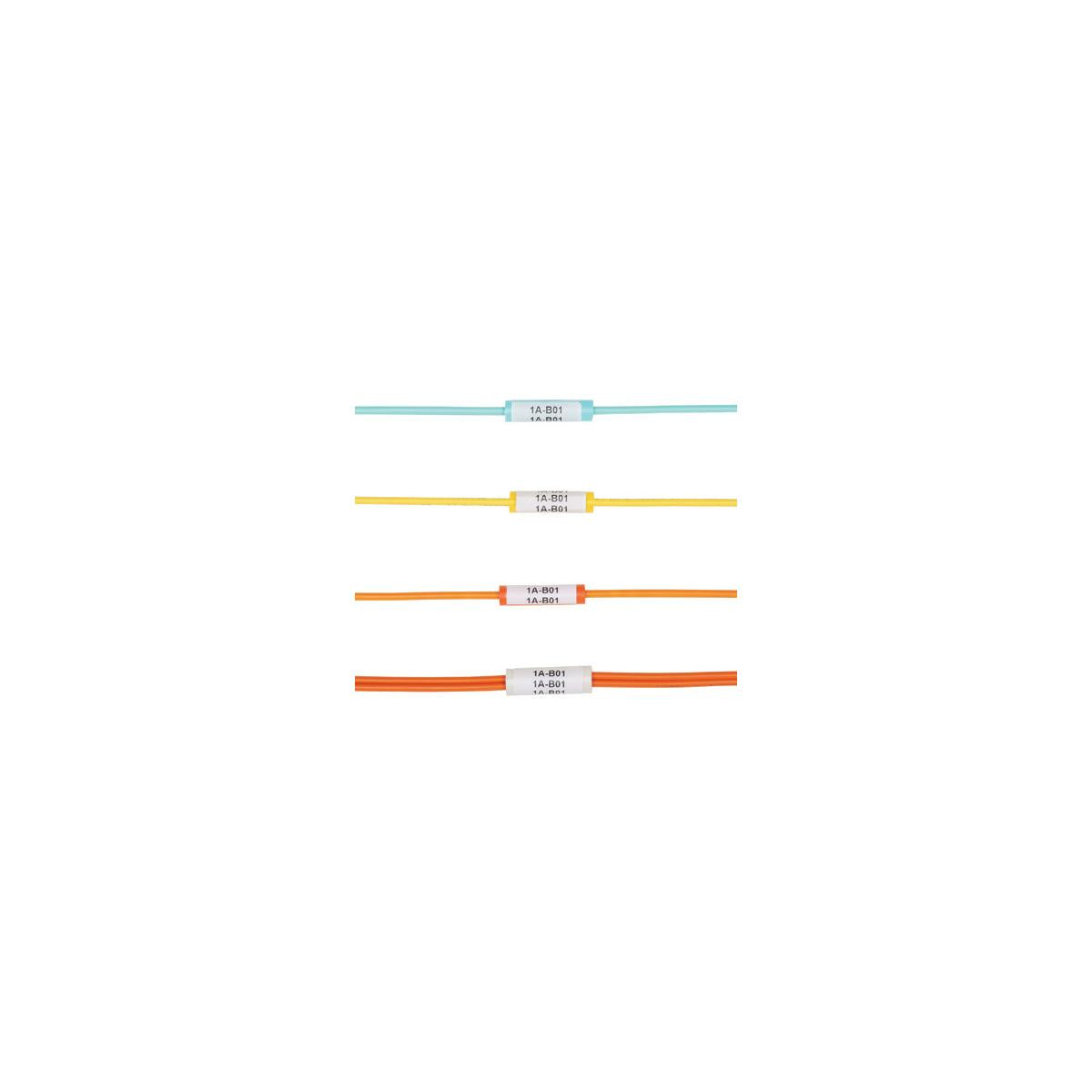 Panduit NWSLC-7Y fascetta PVC Bianco 100 pz