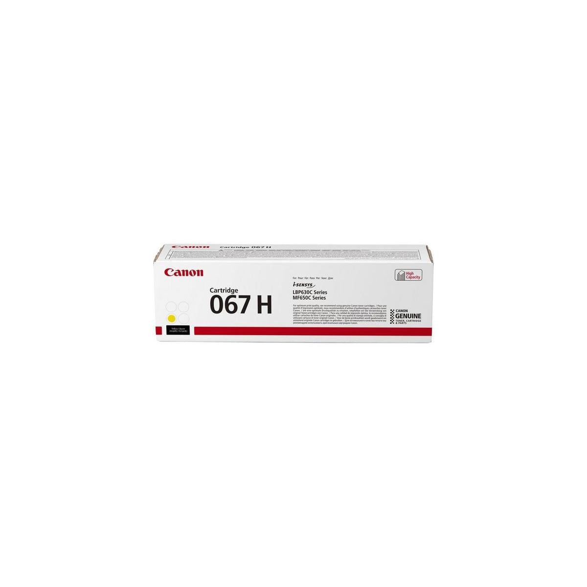 Canon 067H cartuccia toner 1 pz Originale Giallo