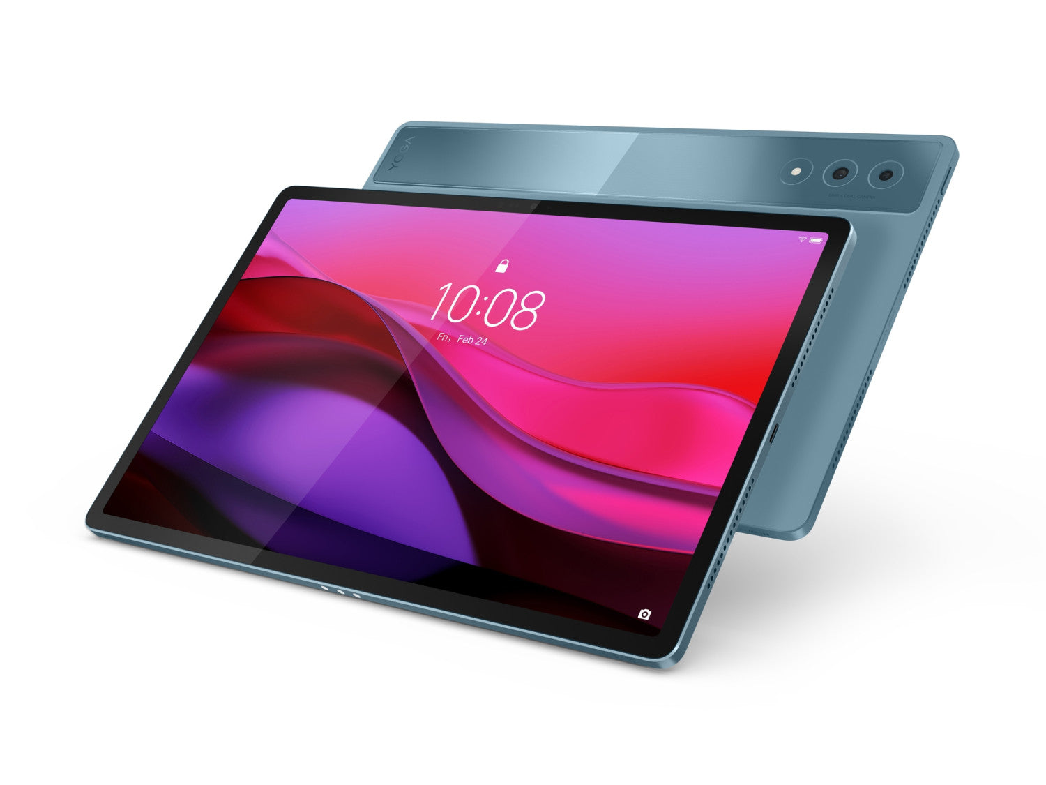 Lenovo Yoga Tab Plus - Display 12.7" 3K (2944x1840) LTPS 900nits 60Hz - CPU Qualcomm Snapdragon 8 Gen 3 - RAM 16GB - Memoria 256GB UFS - Grafica Qualcomm Adreno 750 - Connettività WiFi - Android 14 - Tab Pen Pro Folio Keyboard Inclusi