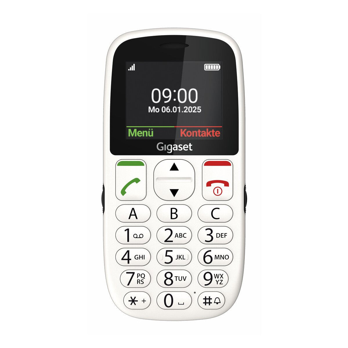 Gigaset GL395 5,59 cm (2.2") 90 g Bianco Telefono per anziani