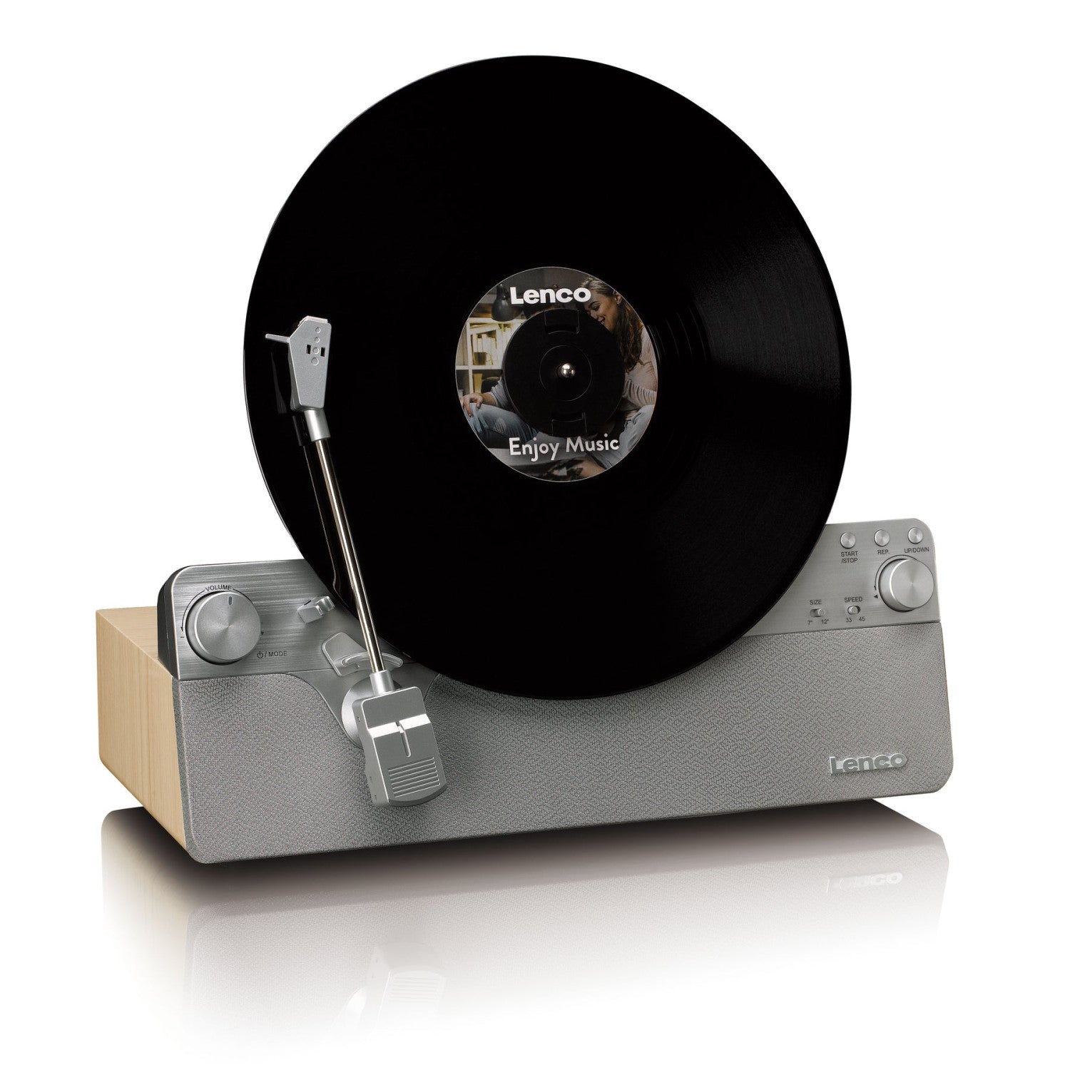 Lenco LSA-071SI Giradischi con trasmissione a cinghia Grigio Manuale