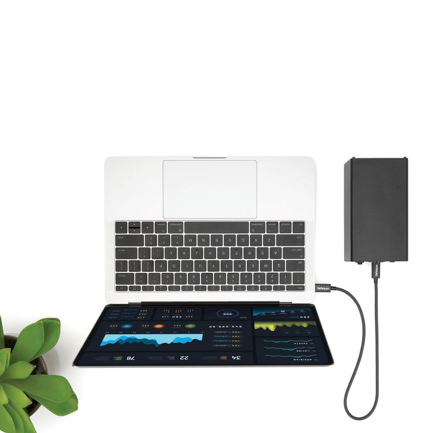 StarTech.com Cavo Thunderbolt 3 da 50 cm, 40Gbps, 100W PD, 4K/5K, Certificato Thunderbolt, Compatibile con Thunderbolt 4/USB 3.2/DP Alt Mode/USB4