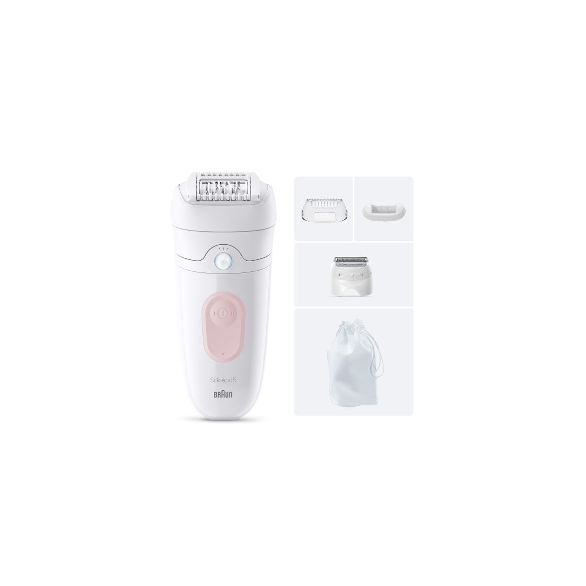 Braun Silk épil 5 5-041 28 pinzette Bianco