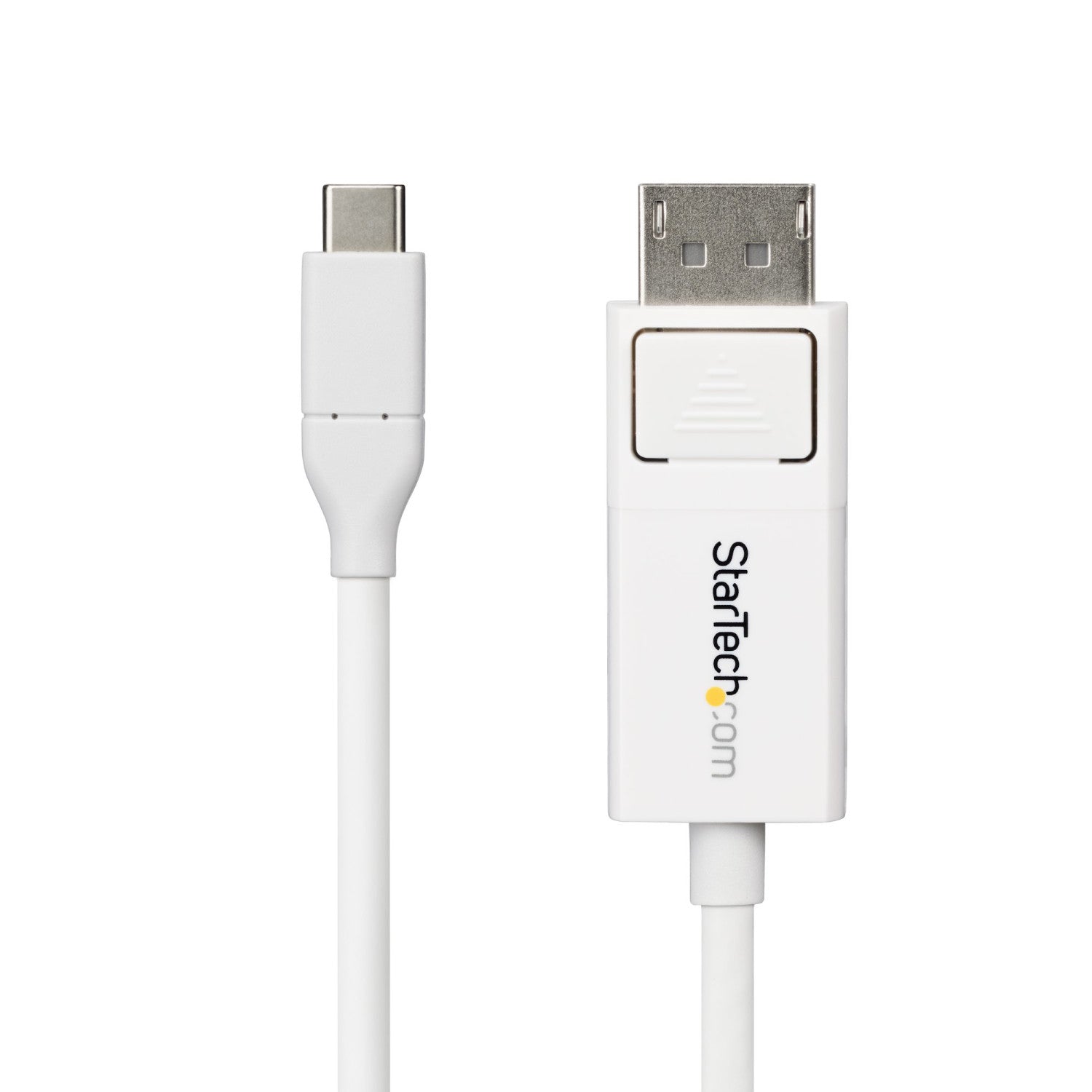 StarTech.com Cavo da USB-C a DisplayPort 1.2 da 2m, 4K 60 Hz, cavo adattatore bidirezionale da DP a USB Type-C / da USB-C a DP, compatibile con Thunderbolt, Bianco