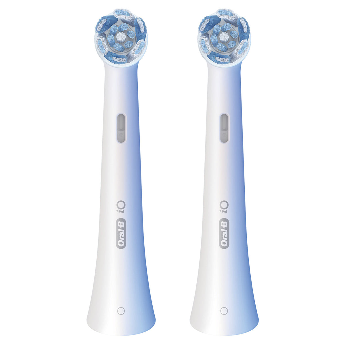 Oral-B Testine di Ricambio iO Series Ultimate Clean, testine rotonde di ricambio originali, con setole CrissCross per pulizia e rimozione della placca avanzate e in profondità, 2