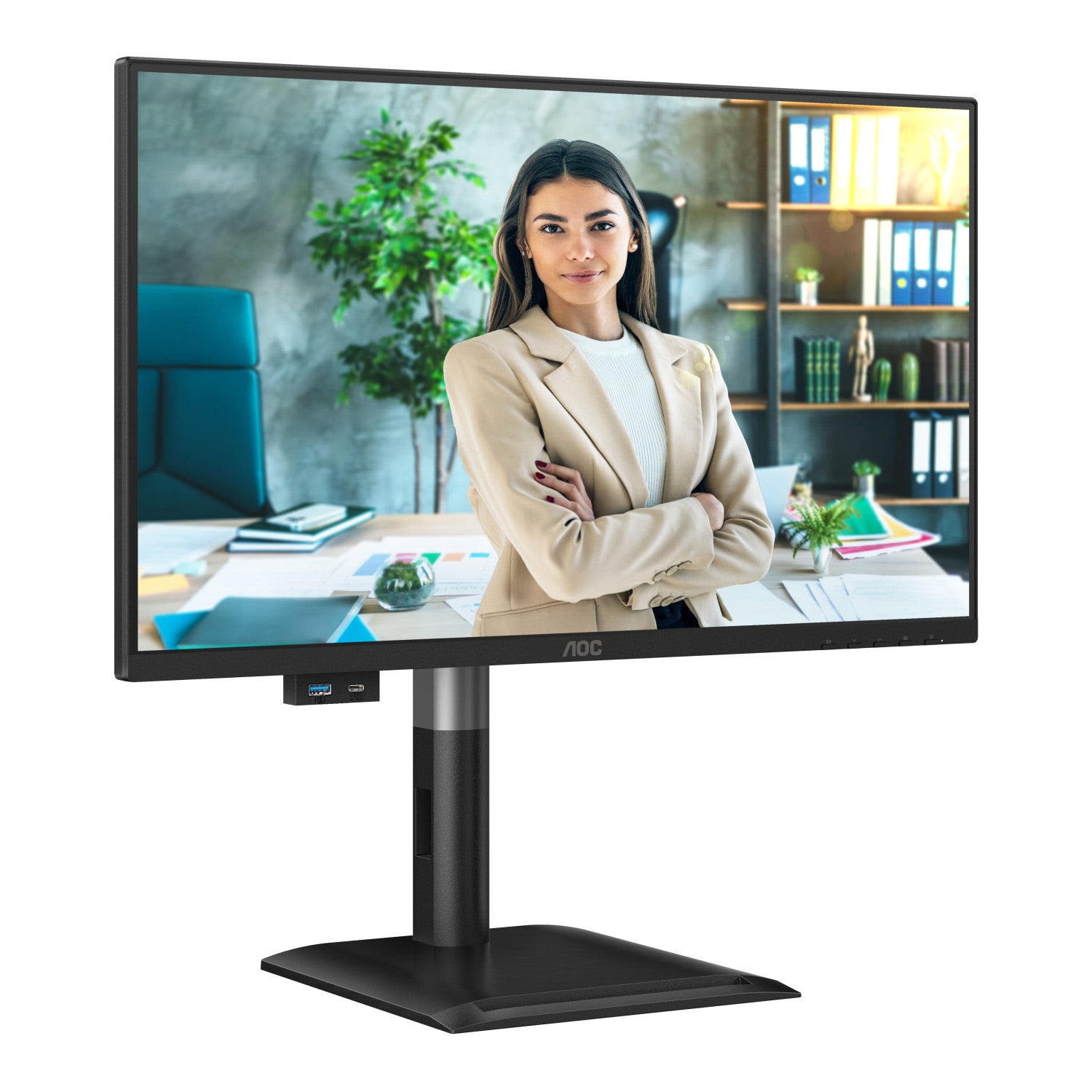 AOC 24P4CV Monitor PC 23,8 pollici 1920 x 1080 Pixel Full HD LED Nero