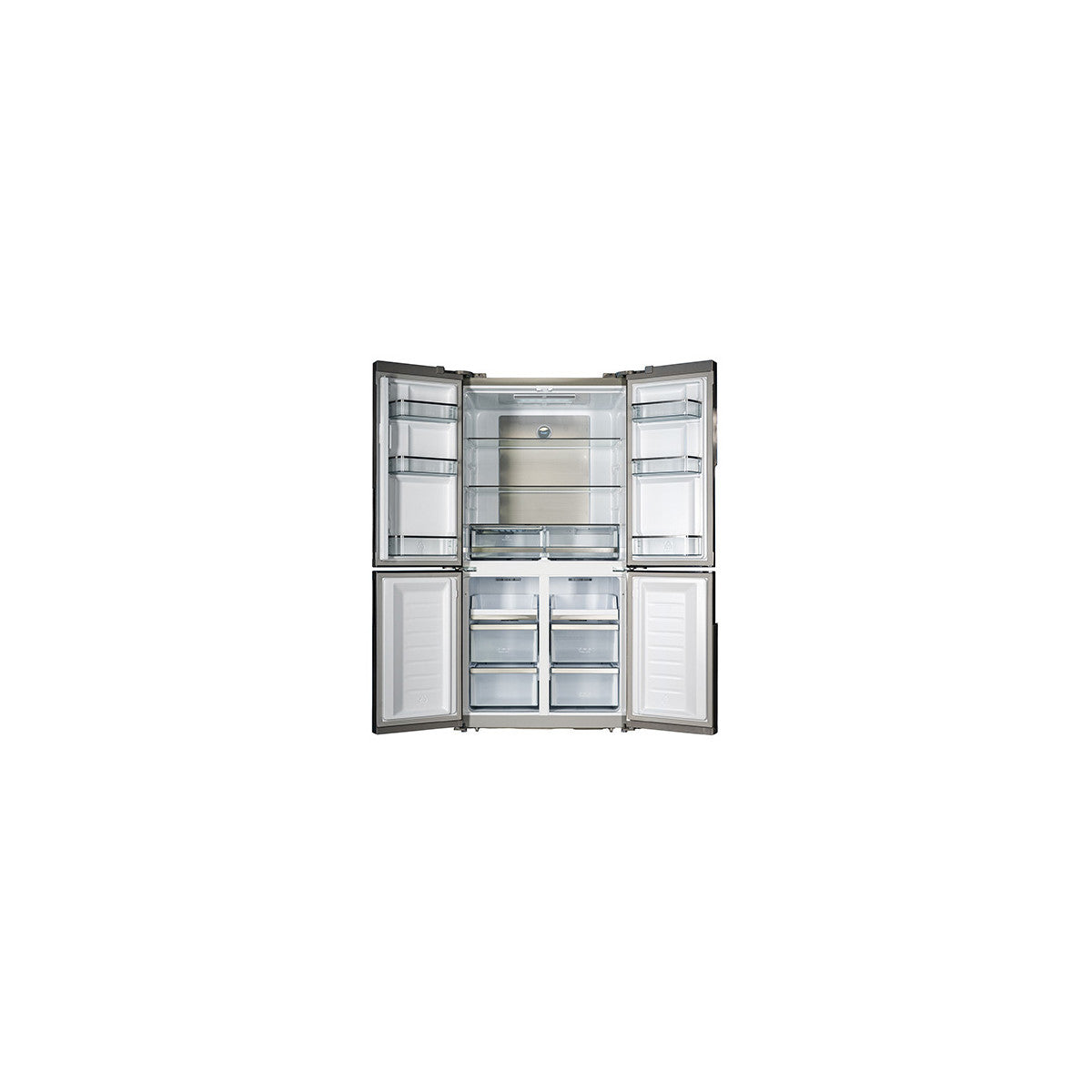 GRF Cross Door frigorifero side-by-side Libera installazione 564 L Acciaio inox