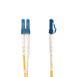 StarTech.com Cavo in fibra ottica duplex monomodale OS2 da LC a SC (UPC) da 2 m, 9/125µm, 100G, Insensibile alla piegatura, Bassa perdita di inserzione, Cavo patch in fibra LSZH