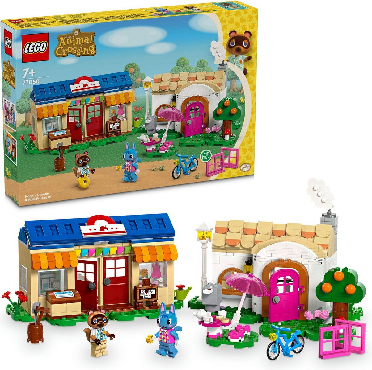 LEGO Animal Crossing L'angolo dell'angolo e la casa delle rose - 77050