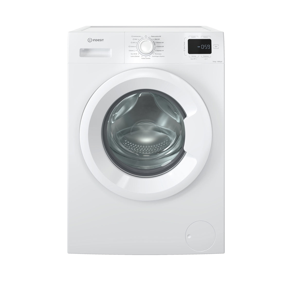 Indesit IM 1072 MY TIME IT lavatrice Caricamento frontale 10 kg 1200 Giri min Bianco
