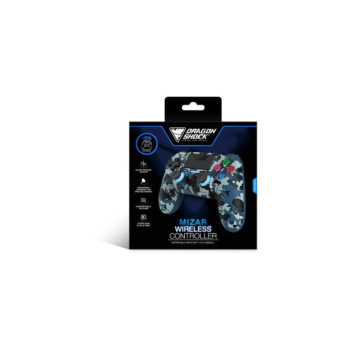 Dragonshock Mizar Mimetico Bluetooth Gamepad PlayStation 4