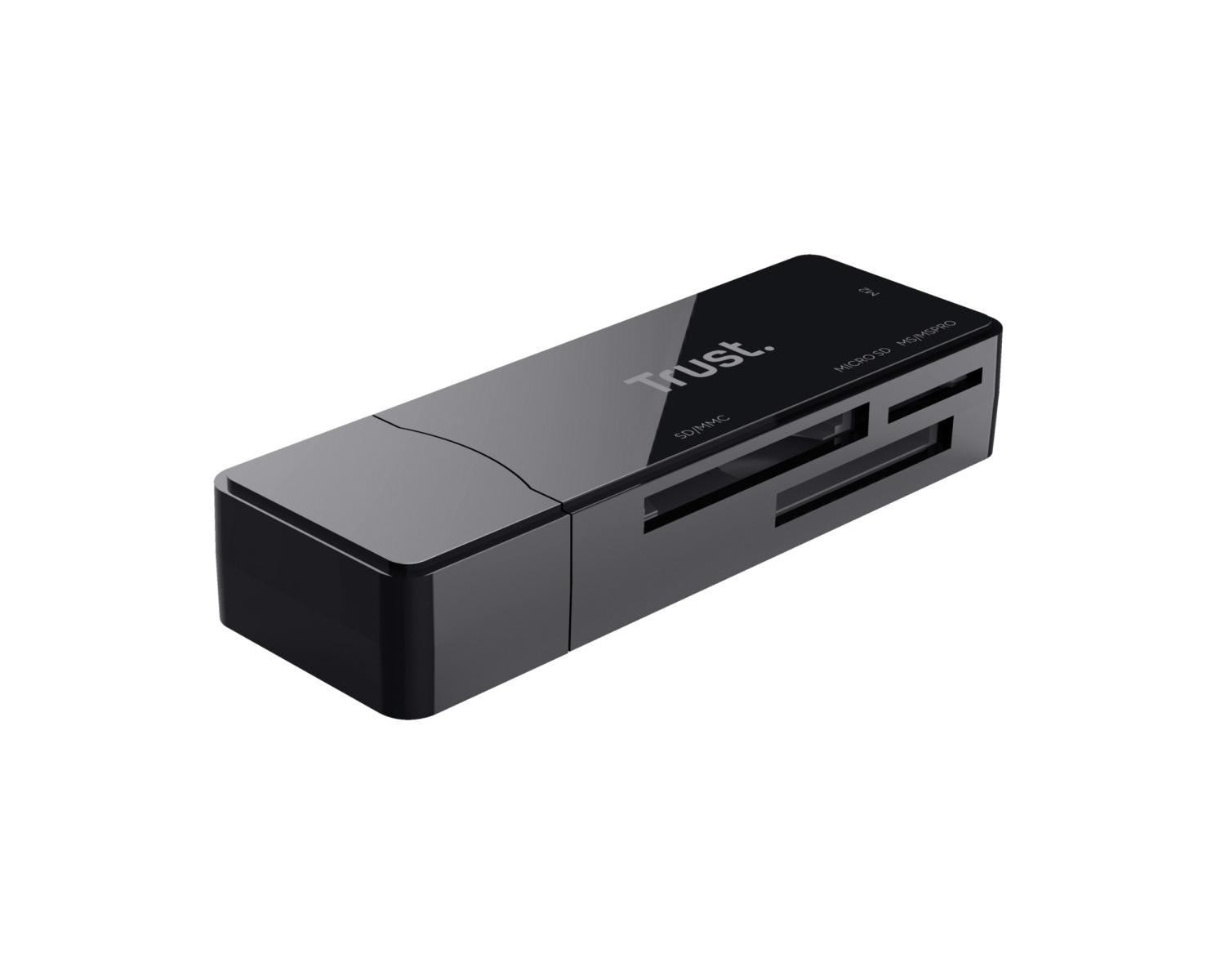 Trust Nanga 21935-TRT Lettore Usb 3.1 di Scheda ad Alta Velocita' Nero
