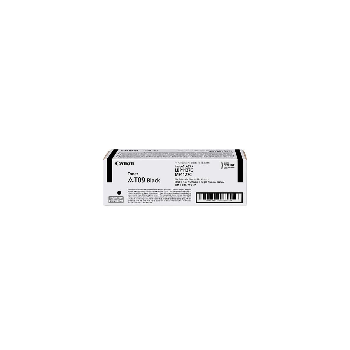 Canon TONER T09 BK cartuccia toner 1 pz Originale Nero