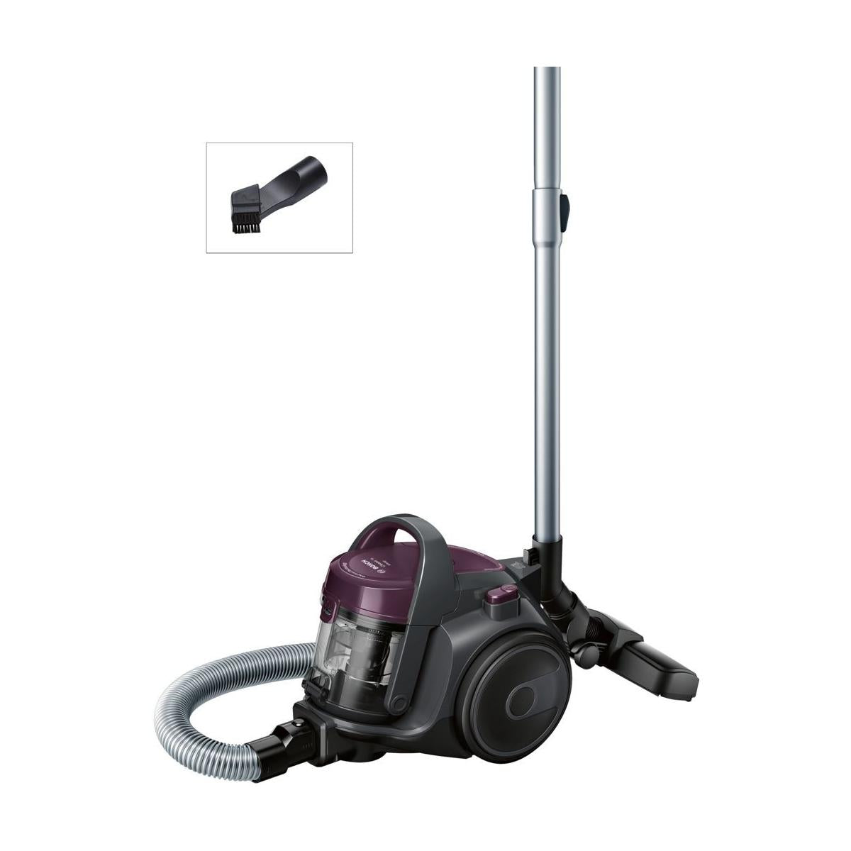 Bosch BGC05AAA1 Aspirapolvere da Traino a Secco Senza Sacchetto Nero