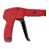 StarTech.com Pistola per fascette in nylon, strumento per l'installazione/serraggio e il taglio di fascette per cavi, pinza per fascette in nylon da 2,4 mm a 4,8 mm, TAA