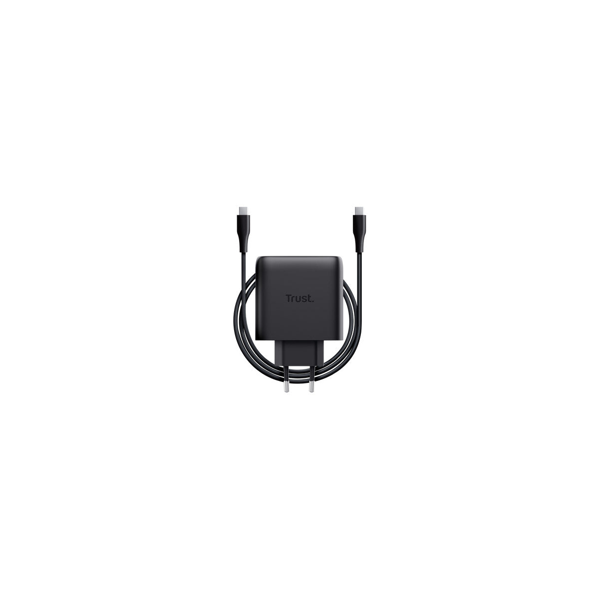 Trust Maxo Caricabatteria a 2 porte USB-C GaN da 65 W