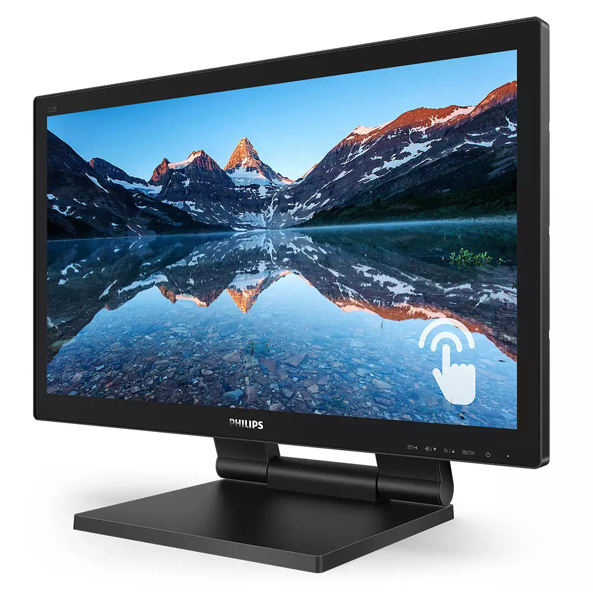 Philips B Line 222B9TA/00 LED display 54,6 cm (21.5") 1920 x 1080 Pixel Full HD LCD Touch screen Da tavolo Nero