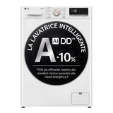 LG F4R7011TSWG Lavatrice 11kg AI DD Classe A 1400 giri TurboWash Vapore Bianco