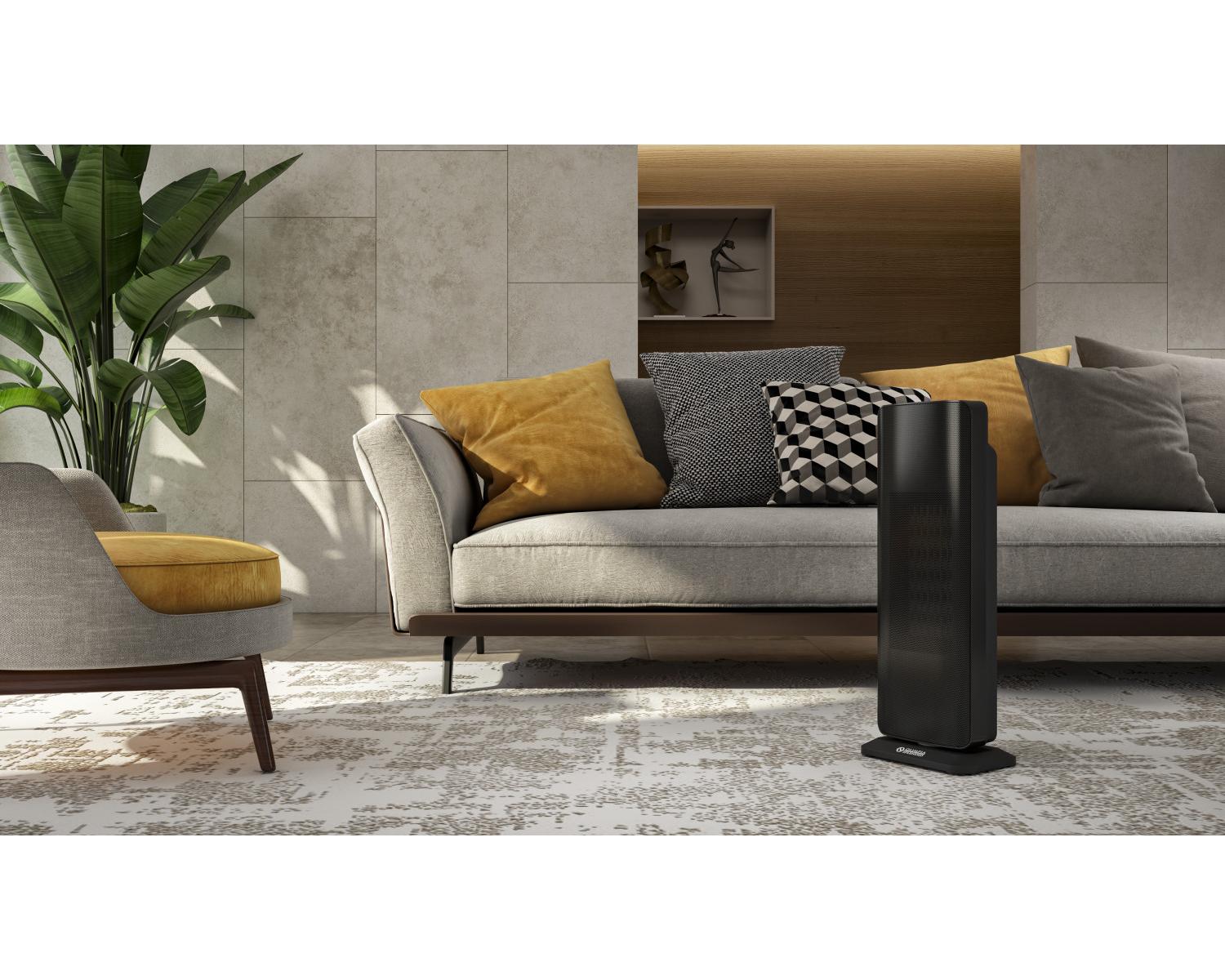 Olimpia Splendid Caldo Trendy T Termoventilatore da Interno 2000 W Nero