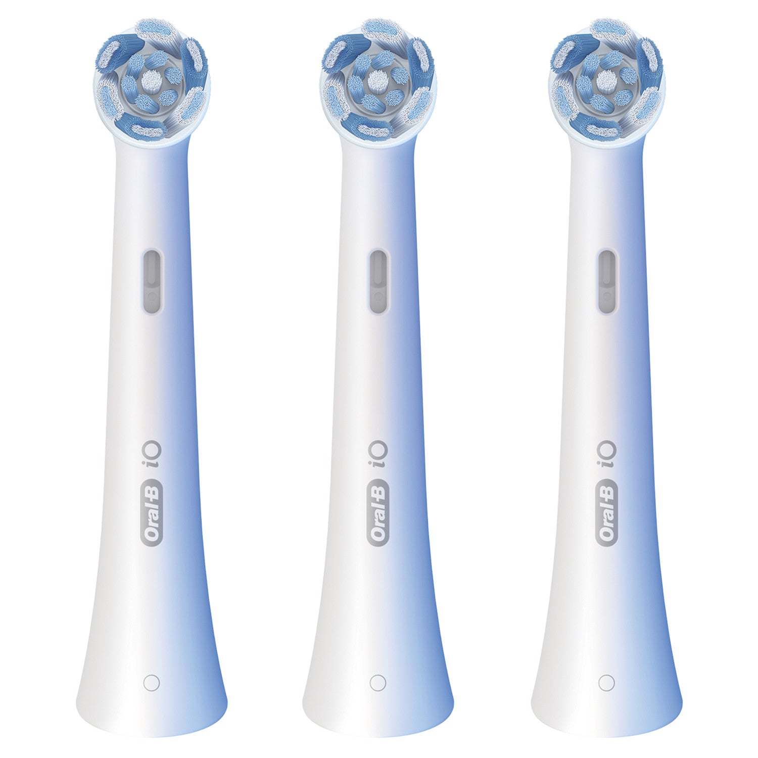 Oral-B Testine di Ricambio iO Series Ultimate Clean, Testine Rotonde Originali, Setole CrissCross per pulizia e rimozione della placca avanzate e in profondità. 3 Testine