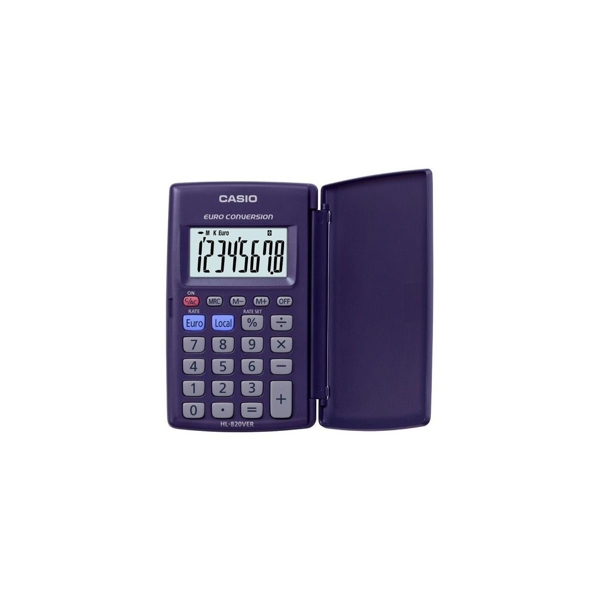 Casio HL-820VERA-WA-EP calcolatrice Tasca Calcolatrice di base Blu