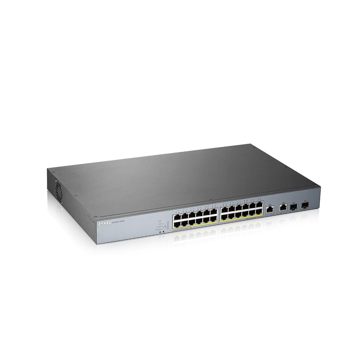 Zyxel GS1350-26HP-EU0101F Switch di Rete 24 Porte Gigabit Ethernet Grigio